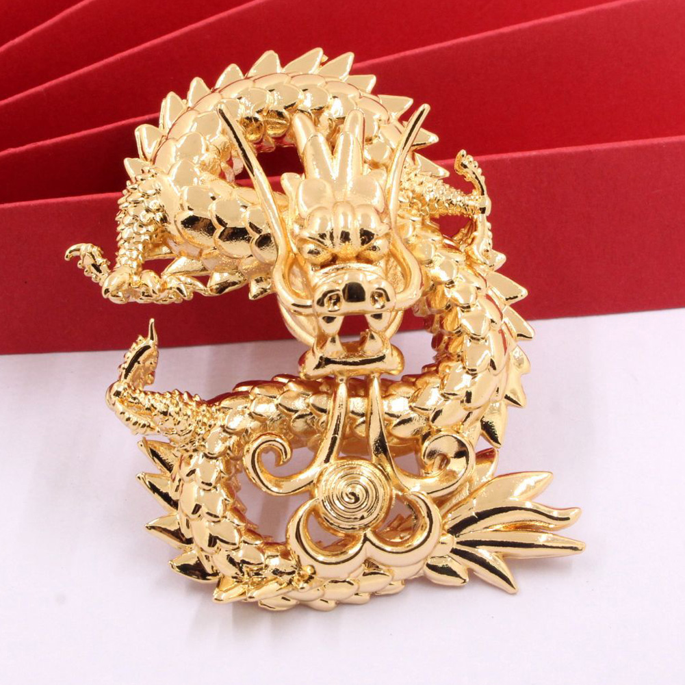 Wedding Decoration Supply - 2pcs Brass Casted Dragon Loong Pendant