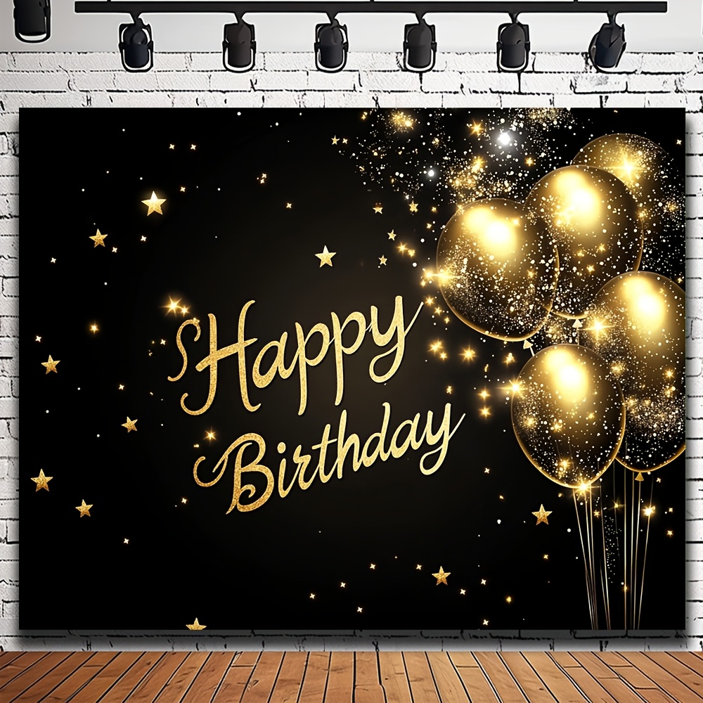 Wedding Superstar - 1pc super large black and gold