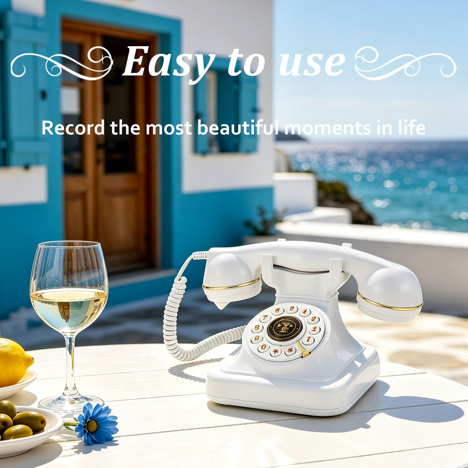 Personalized Guest Book - Wedding Audio Guest Book Phone Timeless