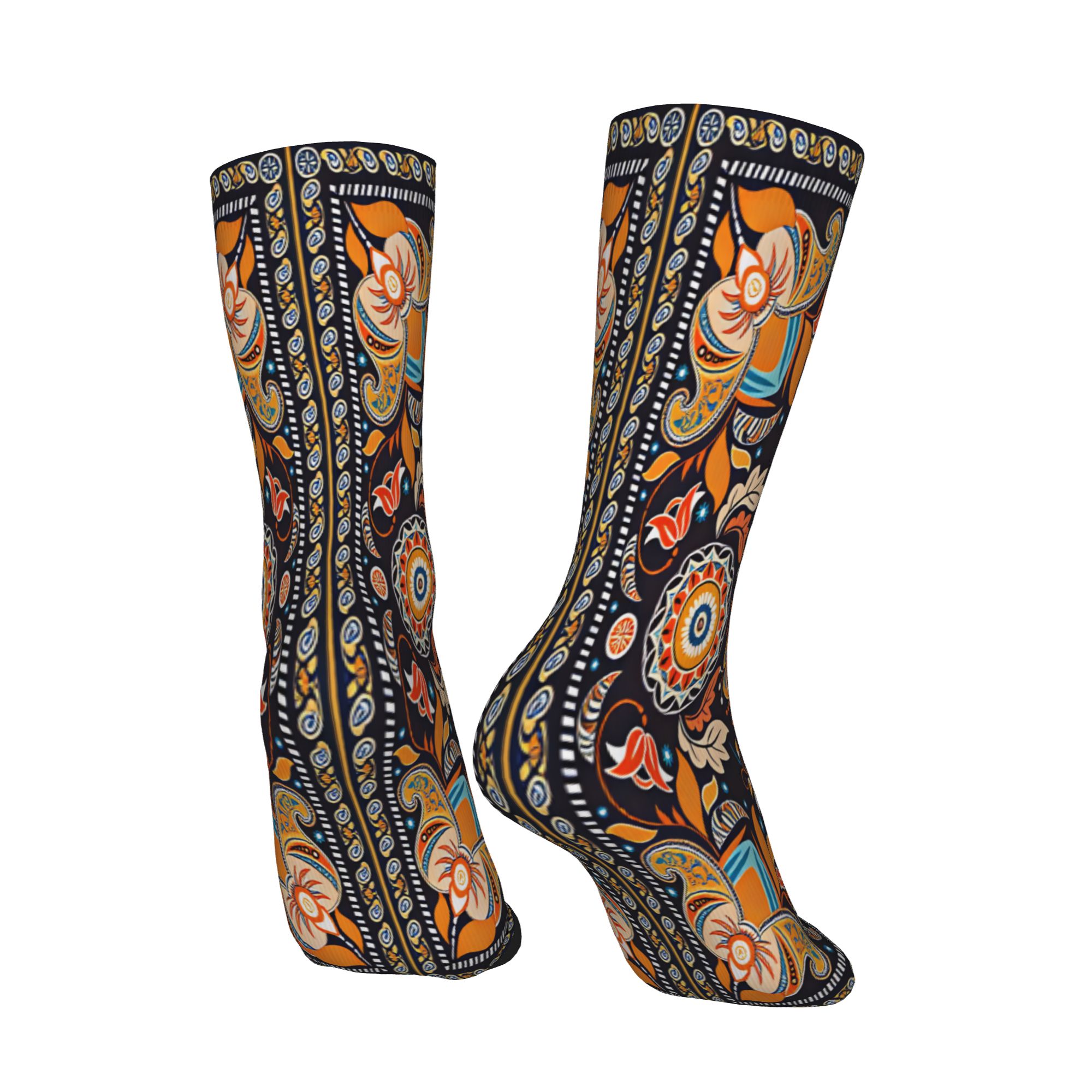 Navy Orange Folk Floral Mandal - Good Floral & Wedding Decor Supply Photos 评论和价格