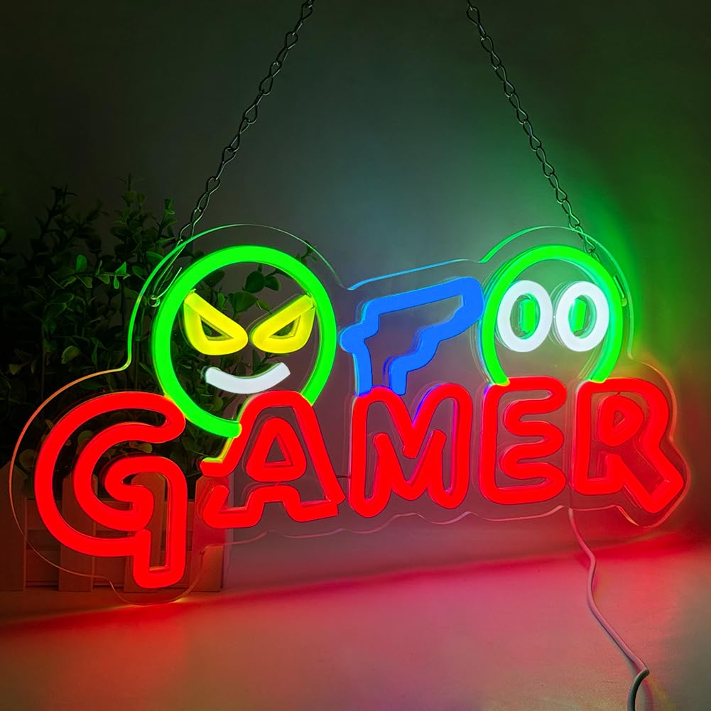 Gamer Neon Sign LED Wall Light - Wedding Zone 评论和价格