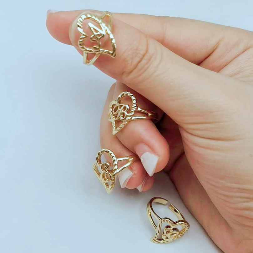 Duoying Custom Initial Rings P - Wedding Zone 评论和价格