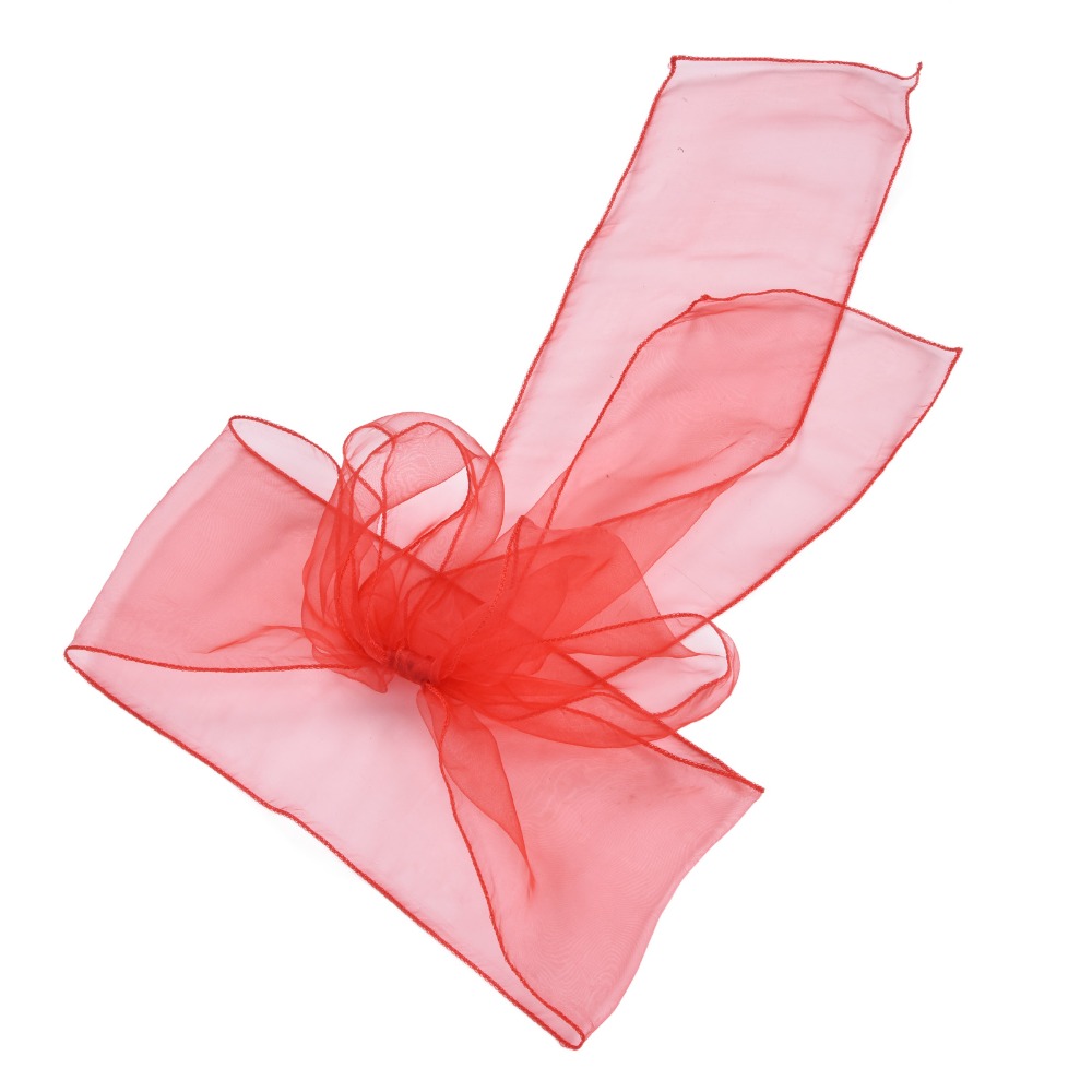 10Pcs Blue, red, yellow, purpl - Chair Sash Organza 评论和价格