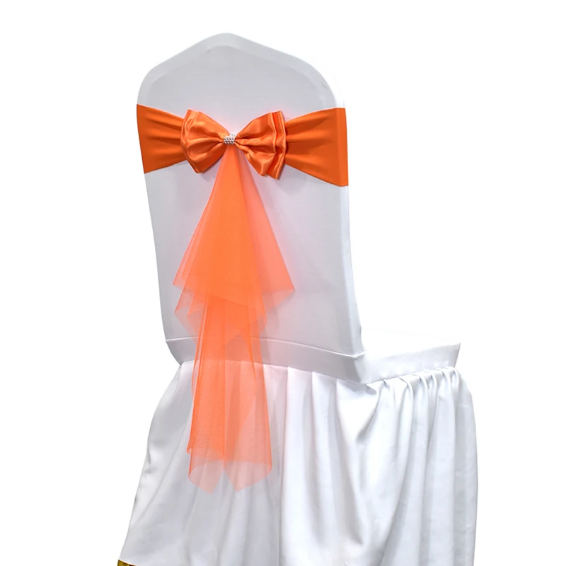 10 50pcs Spandex Chair Sashes  - Chair Sash Organza 评论和价格