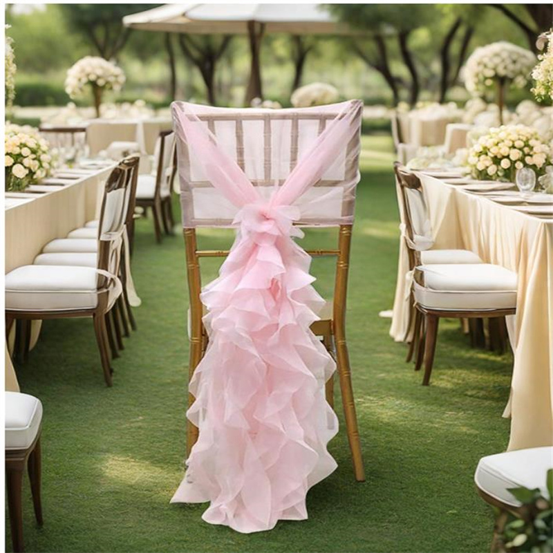 Bamboo Chair decorations Chiav - Chair Sash Organza 评论和价格
