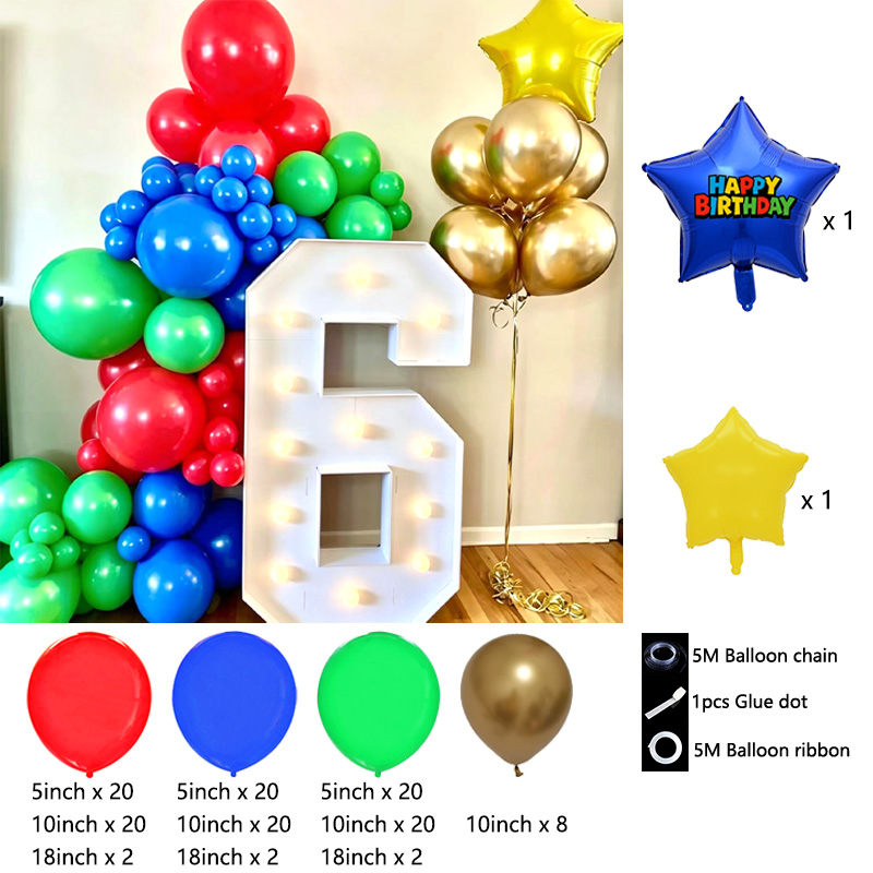 Mushroom Star Balloon Garland  - Wedding Superstar 评论和价格
