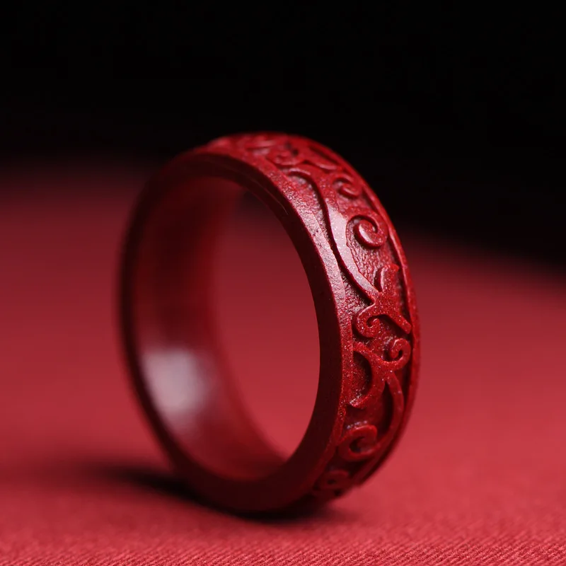 Natural Authentic Cinnabar Rin - Wedding Zone 评论和价格