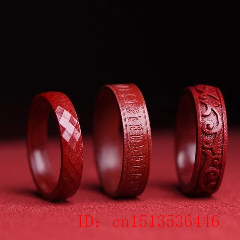 Natural Authentic Cinnabar Rin - Wedding Zone 评论和价格