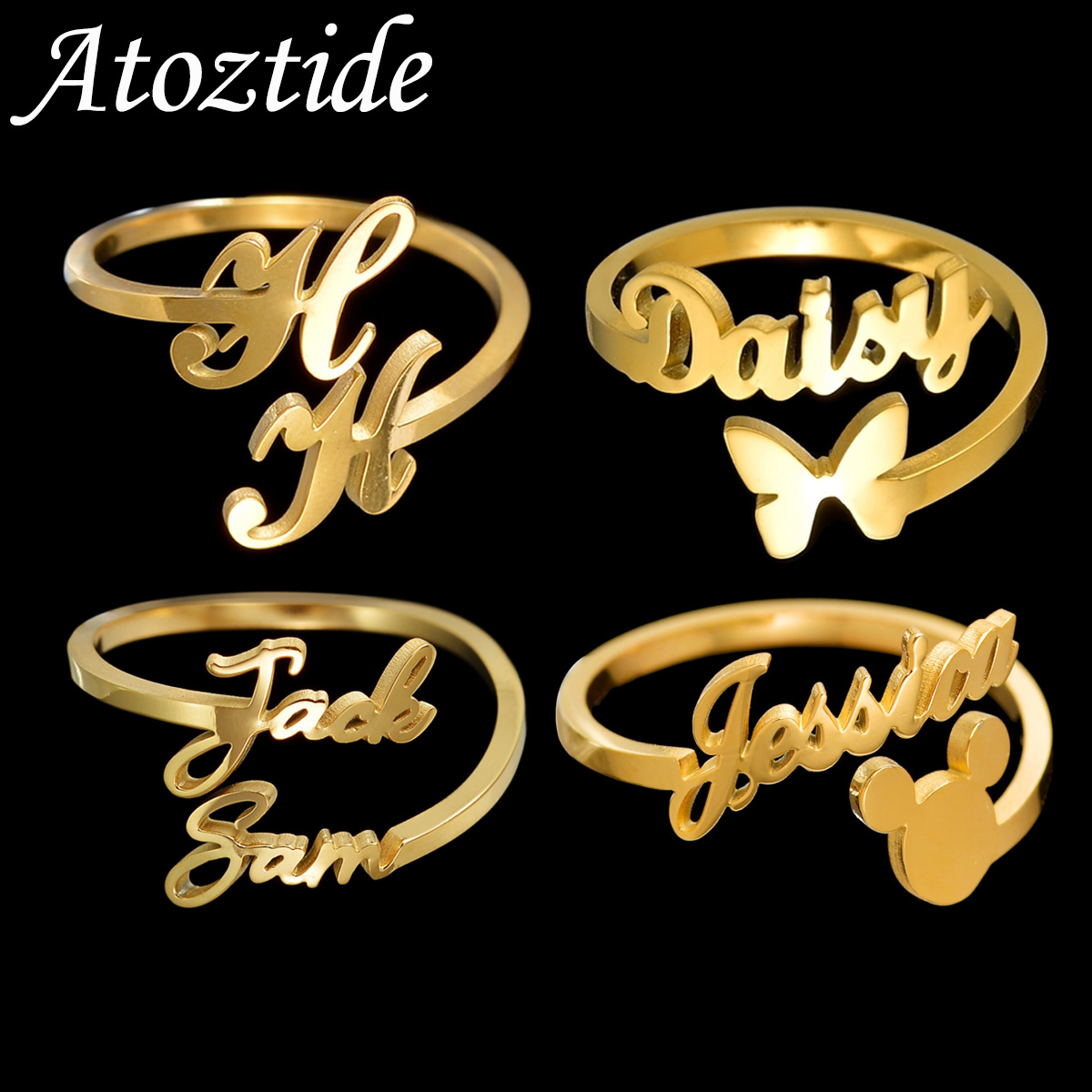 Atoztide Personalized Custom N - Wedding Zone 评论和价格