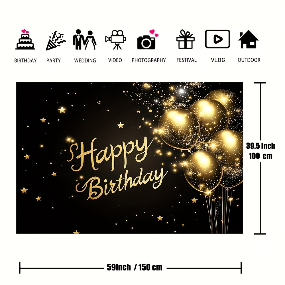 1pc super large black and gold - Wedding Superstar 评论和价格
