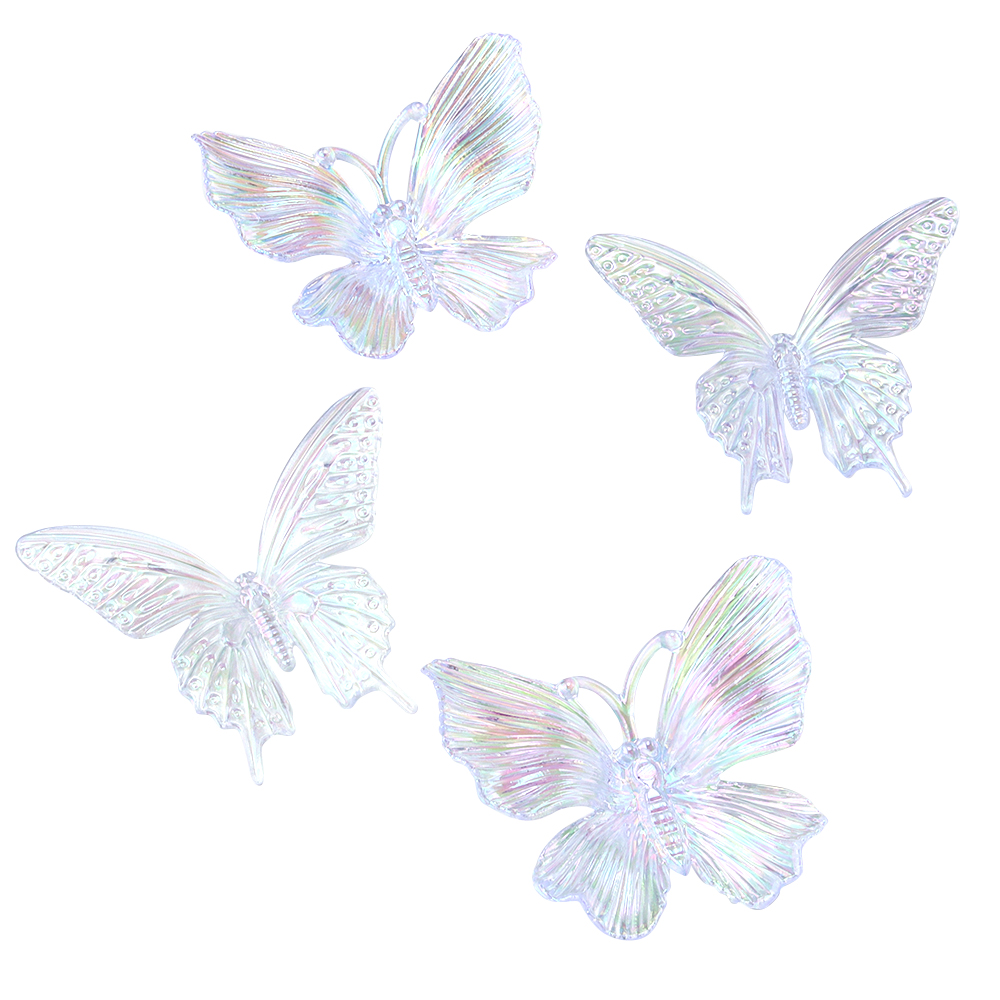 5pcs Acrylic Butterfly Gradien - Wedding Decoration Supply 评论和价格