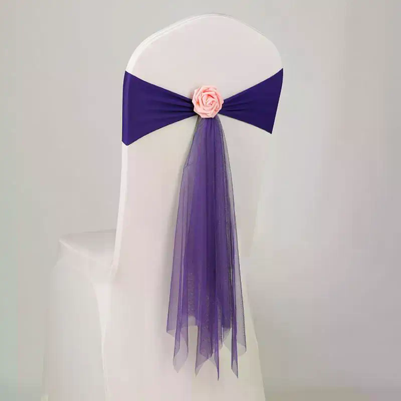 Organza Chair Sashes Flower Sp - Chair Sash Organza 评论和价格