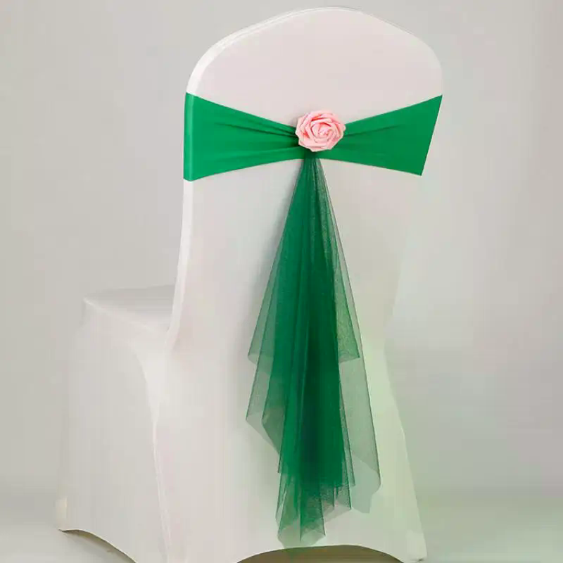 Organza Chair Sashes Flower Sp - Chair Sash Organza 评论和价格