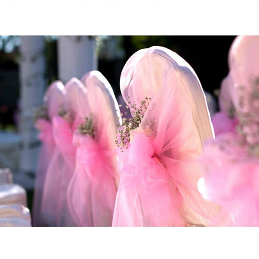 900M Organza Roll Fabric Light - Chair Sash Organza 评论和价格