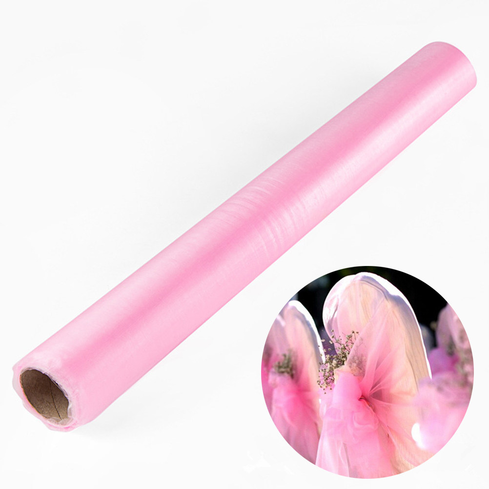 900M Organza Roll Fabric Light - Chair Sash Organza 评论和价格