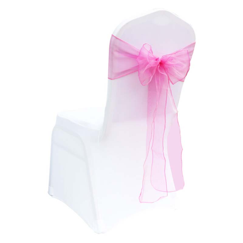 25Piece 18x275cm Wedding Organ - Chair Sash Organza 评论和价格