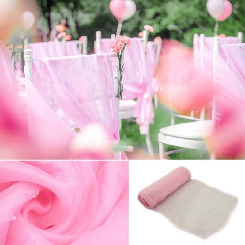 25Piece 18x275cm Wedding Organ - Chair Sash Organza 评论和价格