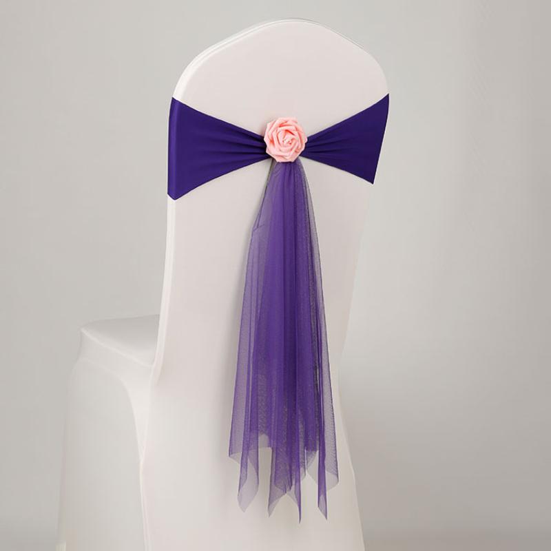1 Pcs Organza Chair Sashes Flo - Chair Sash Organza 评论和价格