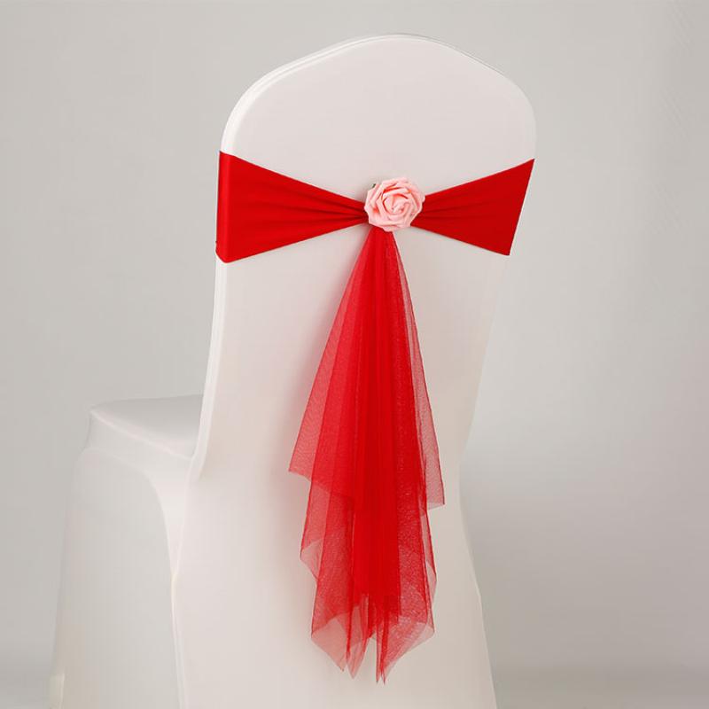 1 Pcs Organza Chair Sashes Flo - Chair Sash Organza 评论和价格