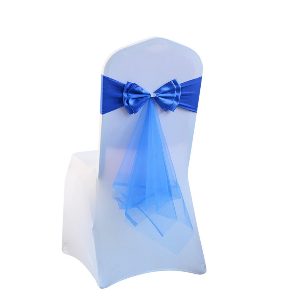 Stretch Bow Knot Customizable  - Chair Sash Organza 评论和价格