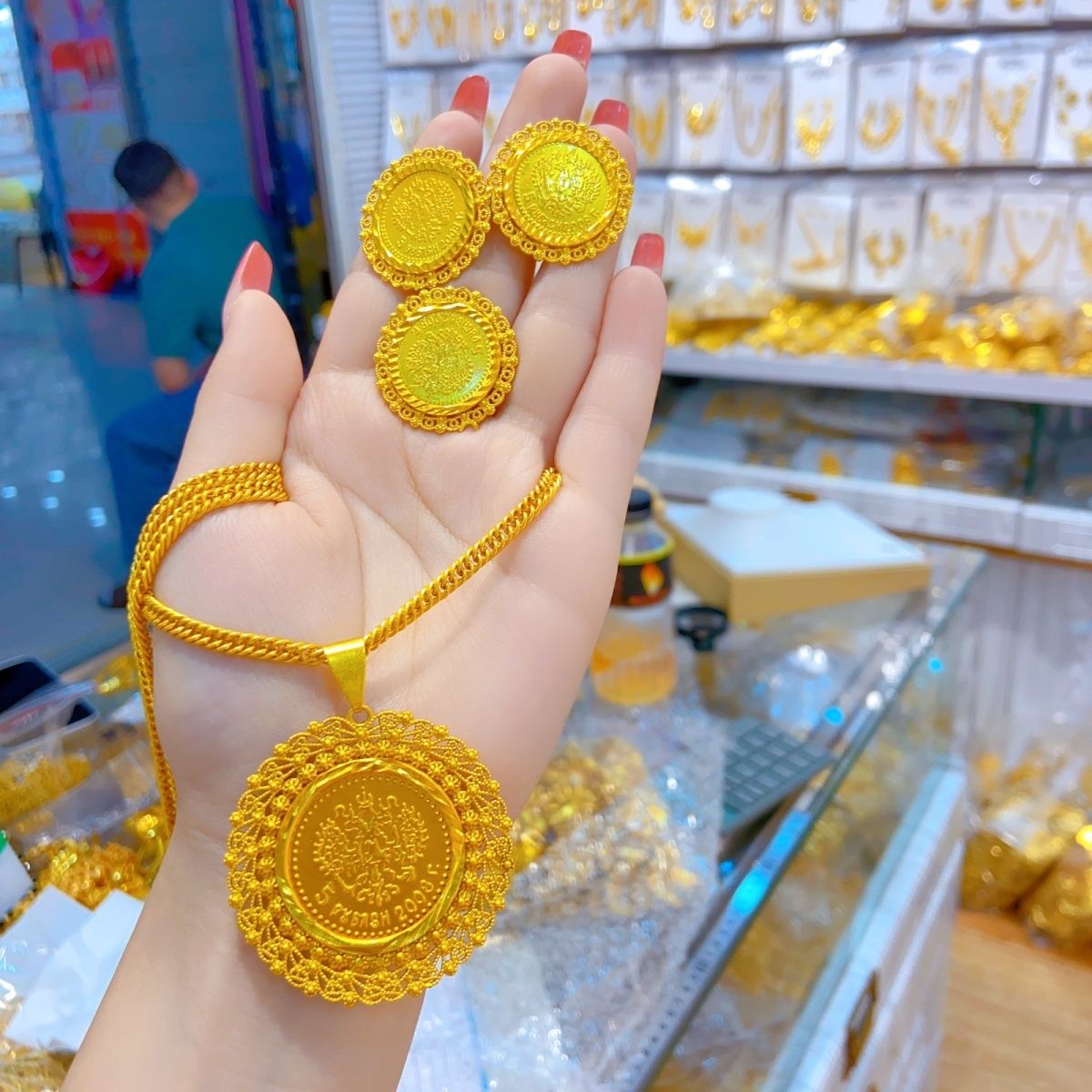 New 24K Gold Plated Dubai Jewe - Wedding Zone 评论和价格