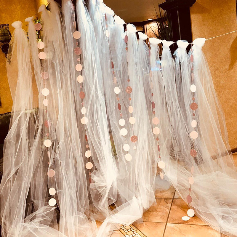 5meter/lot Sheer Crystal Organ - Chair Sash Organza 评论和价格